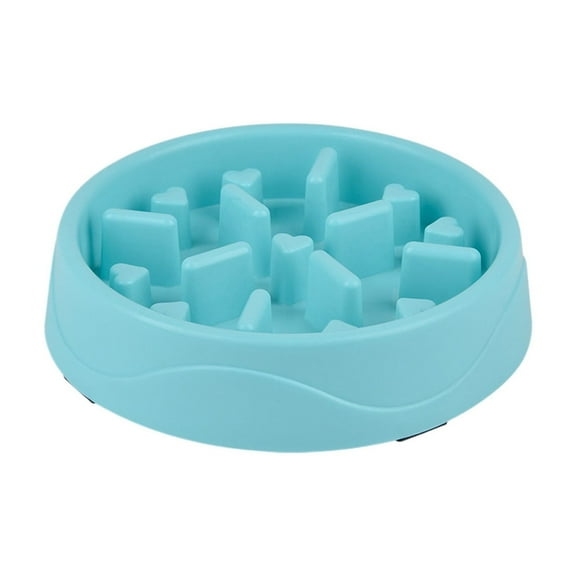 Eoozwa Slow Feeder Dog Bowl with Non Slip Base 8 Inch Anti Choking Puzzle Design Pet Food Dish for Improved Digestion Easy Clean