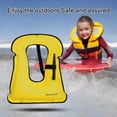 thumbnail image 1 of Chaleco salvavidas de PVC, chaleco de flotabilidad inflable seguro, accesorios para exteriores (amarillo), 1 of 7