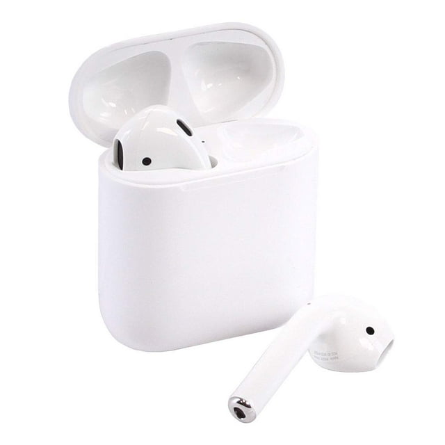 Apple Airpods Auriculares internos inalámbricos Bluetooth con estuche de carga MMEF2AM/A (renovado)