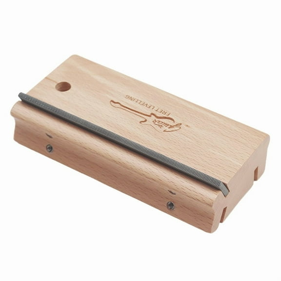 Guitar Fret End Dressing File 3/23/35 Degree Luthier File Tool Guitar Bass Fret End Dressing for Rounding,1 * Guitar Fret End Dressing File,Wooden