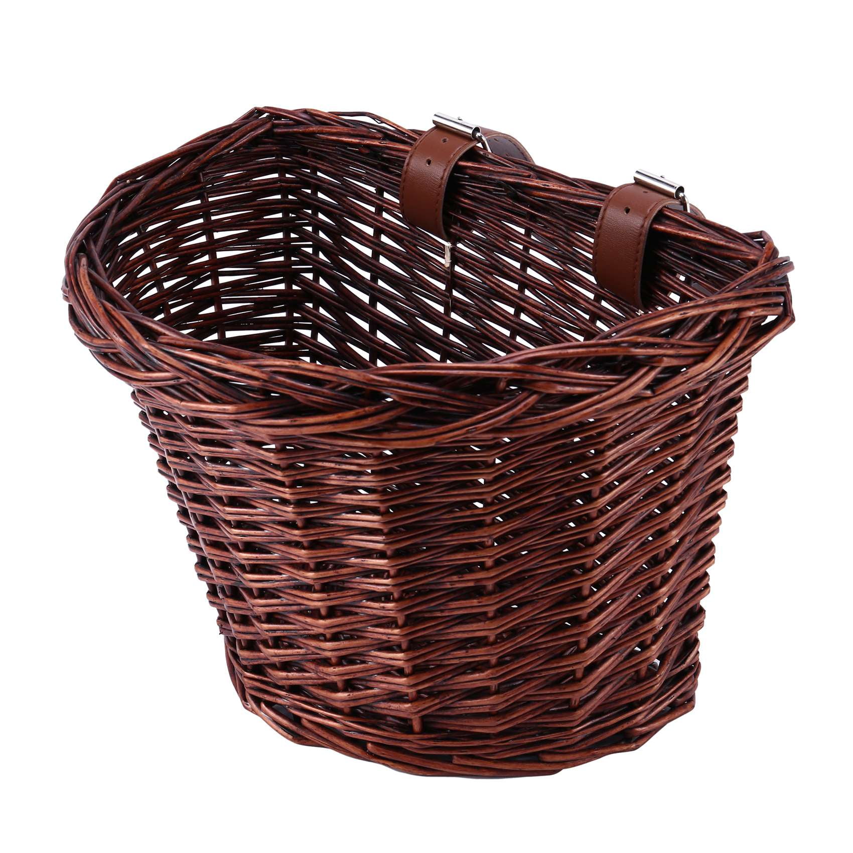 Lady and Kids Vintage Rattan Wicker Basket Bike Bicycle Handlebar Baskets Bicycle Front Basket