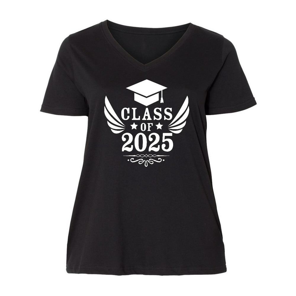Inktastic Inktastic Class Of 2025 With Graduation Cap And Wings Adult