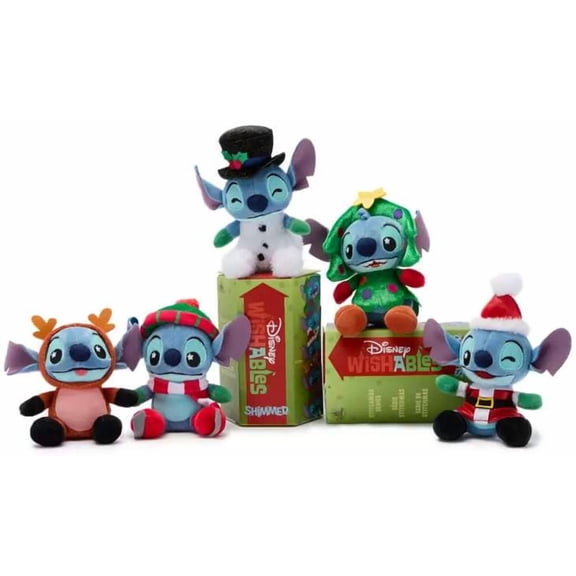 Disney Shimmer Series Stitch Micro Plush Mystery Pack [1 RANDOM Figure]