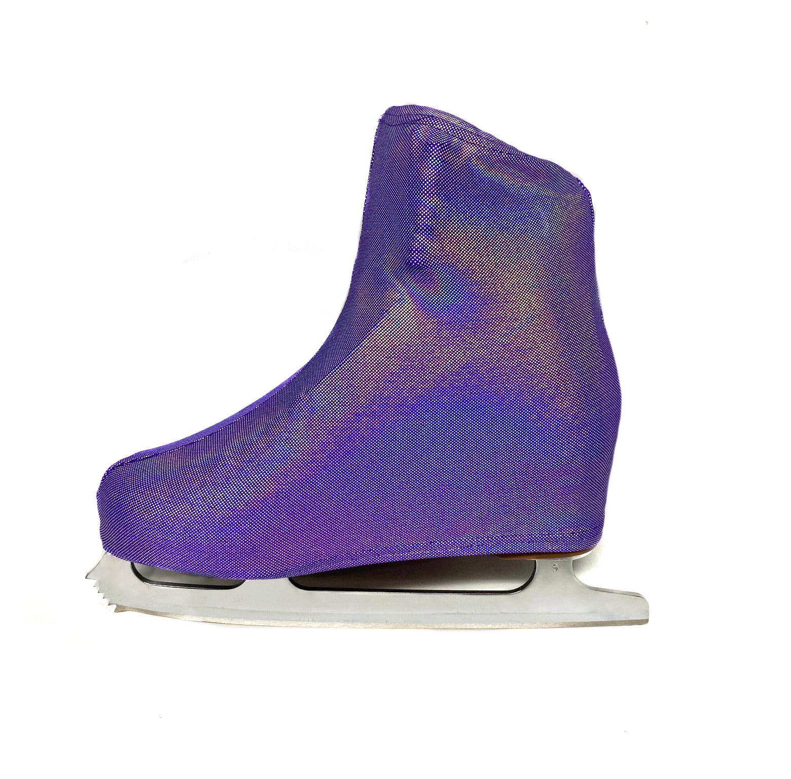Metallic Figure Skating Boot Covers by KamiSo Liliac Hologram