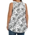 thumbnail image 5 of Fantaslook Plus Size Tank Tops for Women Tunic Sleeveless Shirts Dressy Casual Floral Blouses Loose Summer Tops, 5 of 7