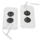 thumbnail image 5 of Almohadillas de electrodos Tens de tela no tejida, 2 uds., para máquina de fisioterapia masajeadora TENS, 5 of 8