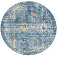 thumbnail image 2 of SAFAVIEH Aria Finola Geometric Area Rug, Blue/Multi, 6'5" x 6'5" Round, 2 of 6
