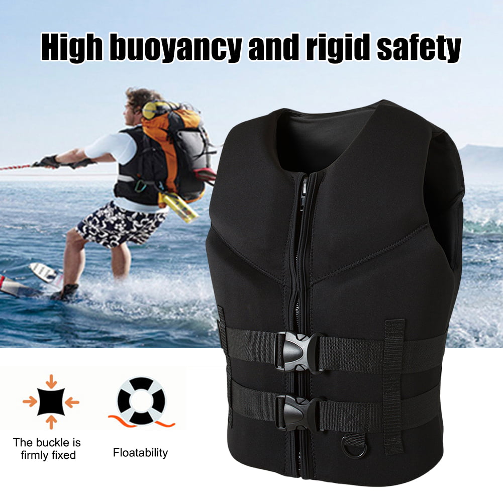 Adults Life Jacket Neoprene Safety Life Vest Water Sports Fishing