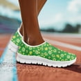 thumbnail image 4 of Psesaysky Women's Four-Leaf Clovers Printed Casual Shoes Loafers Comfortable Breathable Sneakers Size 5.5-11.5, 4 of 7