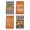 E, variant on Sm:)e Blue White Checkered Pumpkin Fall Dish Towels Set of 4, 18x26 Inch Thanksgiving Farmhouse Decoration Hand Towels