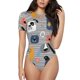 thumbnail image 1 of Balery Dog Body de cuello redondo de manga corta para mujer Tops de manga corta Tops básicos-Large, 1 of 7