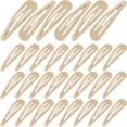 thumbnail image 1 of WILLBOND 30 Piezas Pinzas para el Cabello Grandes de Metal de 3,1 Pulgadas Pasadores Antideslizantes Accesorios para el Cabello para Mujer (Taupe), 1 of 1