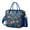 Blue-51, variant on Exotic Chic Thermal Lunch Bag - Waterproof & Easy-to-Clean Bohemian Style Tote for Men & Women
