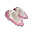 thumbnail image 4 of Women's Small, Pink, Shark Slides with Fur Lining - Cozy Plush, Cute Slip-On Slippers Xmas, 4 of 4