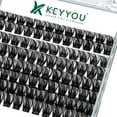 thumbnail image 1 of Extensión de pestañas Lash Clusters KEYYOU Y01 D Curl 8-18MIX, 96 unidades, 1 of 7
