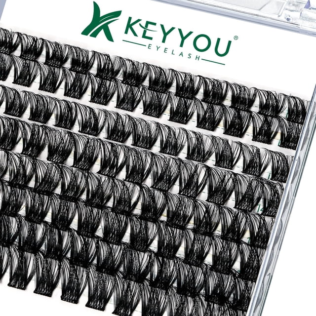 Extensión de pestañas Lash Clusters KEYYOU Y01 D Curl 8-18MIX, 96 unidades