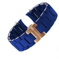 thumbnail image 2 of Plastic Coated Steel Watch Band Fit For Citizen Blue Angel At8020-54l Air Eagle Jy8035 Waterproof Sweat-Proof Watch Band 23mm Men, 2 of 2