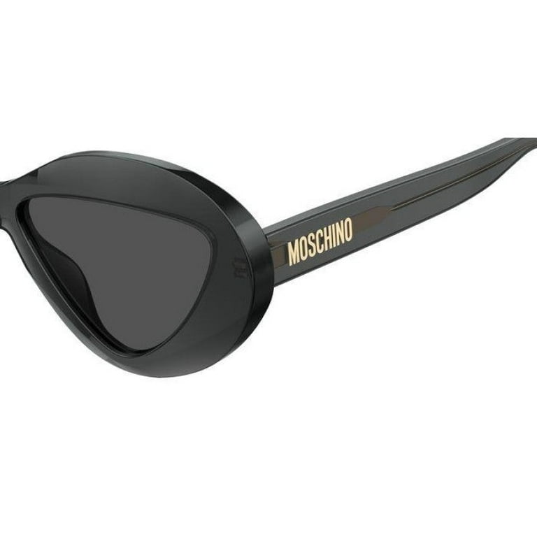Moschino MOS076/S 0KB7 IR Women's Grey Cat Eye Frame Sunglasses