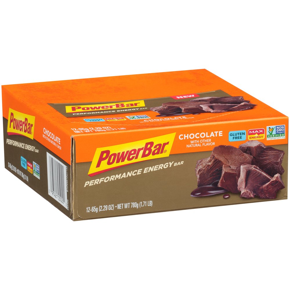 PowerBar Protein Bar, Chocolate, 8g Protein, 12 Ct