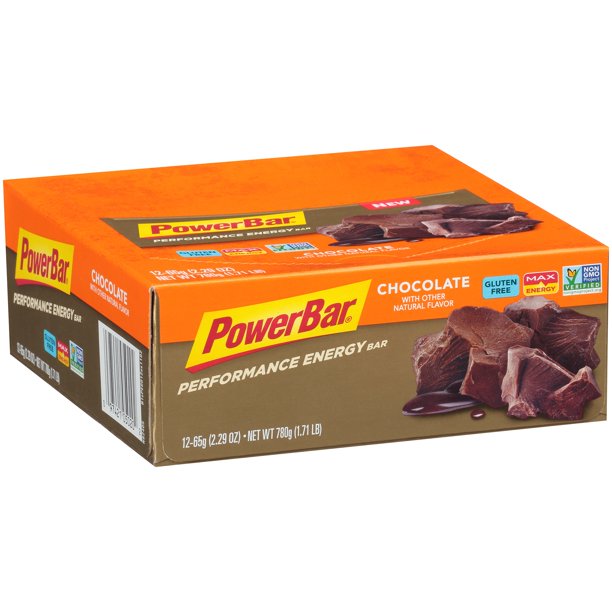 PowerBar Protein Bar, Chocolate, 8g Protein, 12 Ct