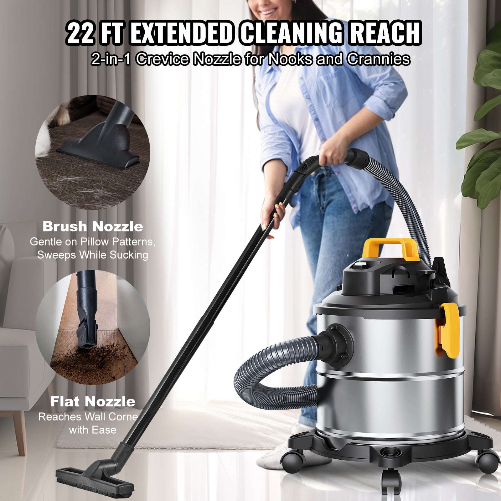 フーバー　WET/DRY UTILITY VACUUMS™ 本体 Hoover® ONEPWR™ High-Capacity Wet/Dry Utility Vacuum Bare​