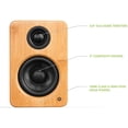 thumbnail image 2 of Kanto YU2 - Speakers - USB - 25 Watt - 2-way - bamboo, 2 of 4