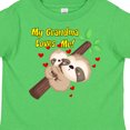 thumbnail image 4 of Inktastic My Grandma Loves Me Sloth Boys or Girls Toddler T-Shirt, 4 of 5