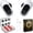 White, variant on Sony INZONE Buds Truly Wireless Gaming Earbuds (Black) Bundle with Ear Tips