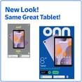thumbnail image 3 of onn 8" Tablet, 32GB, (2024 Model) - Lavender, 3 of 7