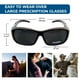 thumbnail image 3 of Gafas de sol Fit Over con protección solar polarizada, corte azul, unisex, 3 of 5