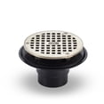 thumbnail image 1 of Zurn FD2254-AB2-R5 ABS Drain de Douche Réglable avec Tête Ronde en Nickel de 5 Pouces, 2 Pouces, 1 of 1