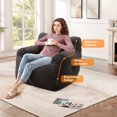 thumbnail image 5 of JESTOP Bean Bag Chairs, Tufted Soft Stuffed with Filler, Fluffy and Lazy Sofa, Cozy Chair for Bedroom Living Room Dorm Apartment, 5 of 6