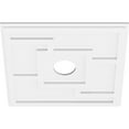 thumbnail image 2 of 22"OD x 4"ID x 7 1/2"C x 1"P Knox Architectural Grade PVC Contemporary Ceiling Medallion, 2 of 11
