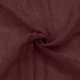 thumbnail image 6 of Loft Living Peoria Sheer Dual Header Indoor Curtain 52 x 84 in Burgundy, 6 of 7