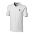 thumbnail image 2 of Men's Cutter & Buck White Illinois Fighting Illini Big & Tall Forge Pencil Stripe Stretch Polo, 2 of 3