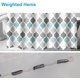 thumbnail image 5 of Cortinas de baño de tela de poliéster resistente al moho de 180 x 180 cm, 5 of 5
