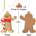 thumbnail image 3 of Hweilai 12 Gingerbread Man Christmas Tree Ornaments - Plastic Assortment G, 3 of 5