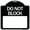 Black & White, variant on SignMission A-DES-GW-1818-24579 18 x 18 in. Designer Series Sign - Do Not Block Custom No Parking Text Here, Green & White