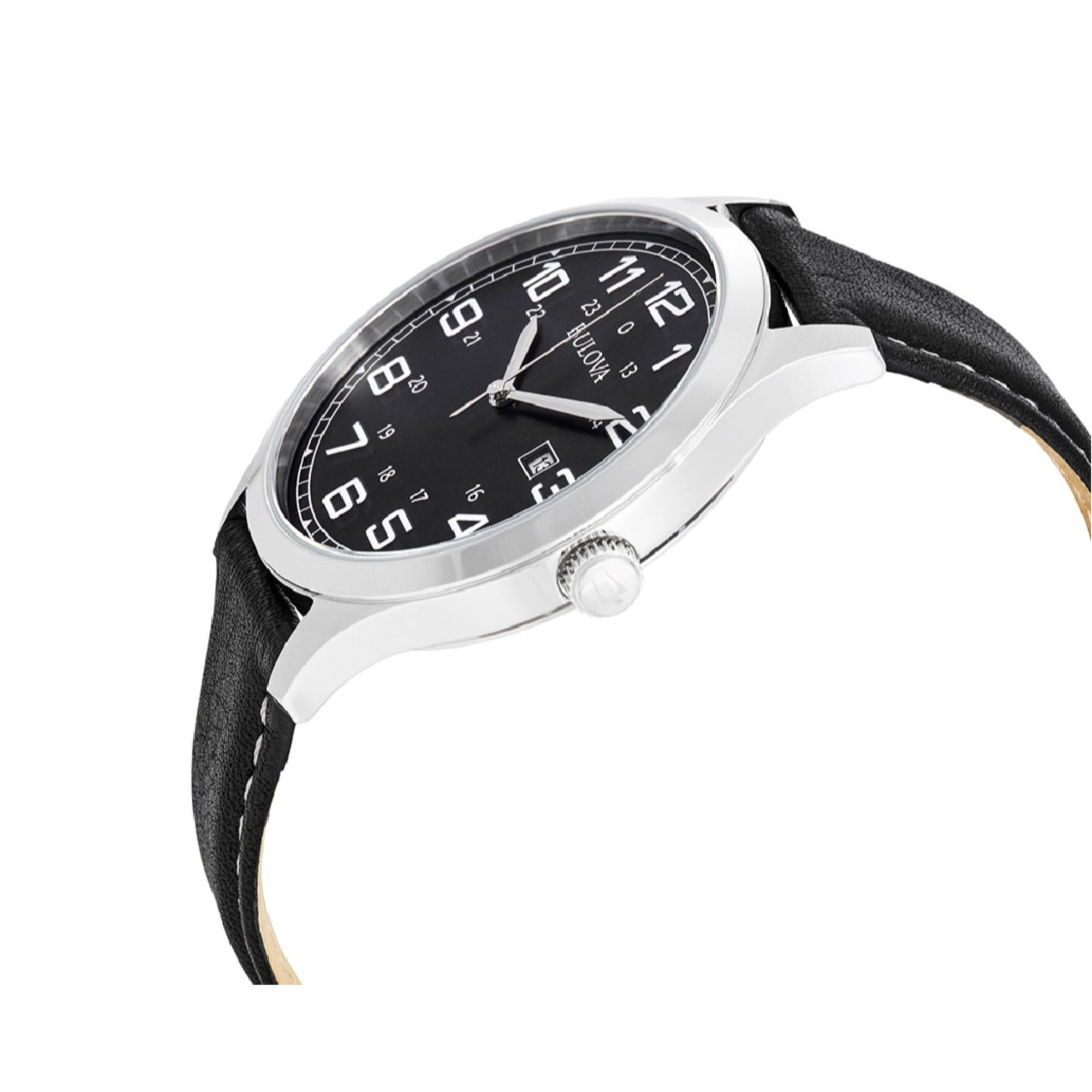 Bulova Men's Classic Dress Watch with Leather Strap 96B276
