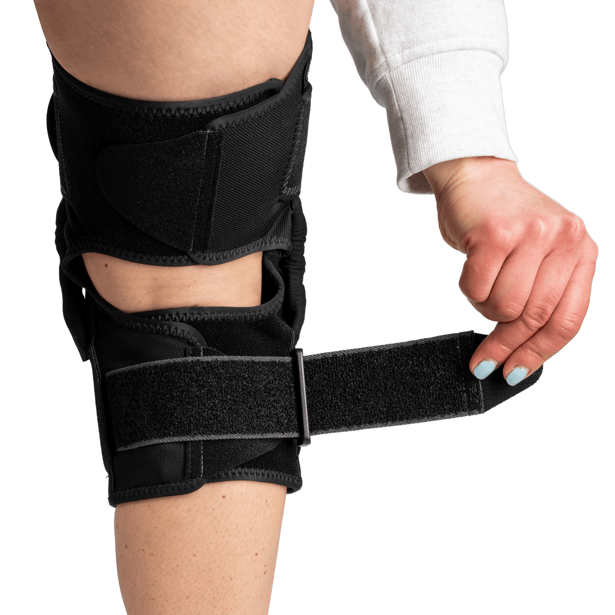 Mueller Sports Medicine HERO™ Hinged Knee Brace, OSFM, Black