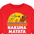 thumbnail image 3 of The Lion King - Hakuna Matata - Sunshine - Toddler & Youth Long Sleeve Graphic T-Shirt, 3 of 5