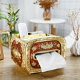 thumbnail image 4 of Joernso Tissue Box European Style Anti-dust Plastic Embossed Design Napkin Box Home Decor, 4 of 8