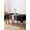 Black Beige, variant on Aqua Beige Striped Table Cloth, Modern Farmhouse Retro Lines Waterproof Tablecloth for Rectangle Tables, Reusable Washable Fabric Table Cover for Restaurant Kitchen Dining Tables 52"x70"