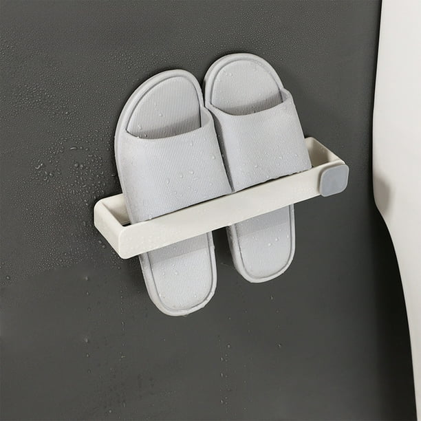 Bathroom Slippers Rack Punch Frees Toilet Wall Mounted Toilet Slippers Rack Wall Shoe Storage