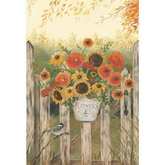 Magnolia Garden Flags M070023 30 x 44 in. Garden Gate Polyester Garden Flag, Large