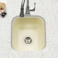 thumbnail image 5 of Houzer Porcela 17 in Black Porcelain Enamel Steel Undermount Single Bowl Bar Sink - PCB-1750 BL, 5 of 9