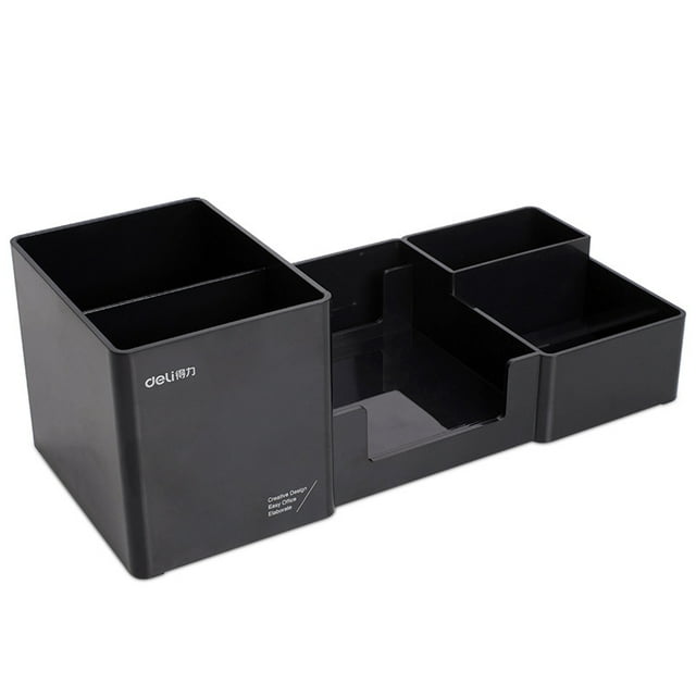 Portalápices de escritorio, pequeños y lindos accesorios organizadores de escritorio, artículos de oficina para maestros, portalápices, portavasos, artículos de papelería, soportes para notas adhesiv JAMW Sencillez