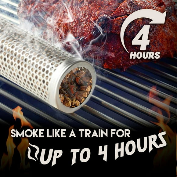 Pedty Barbecue Clearance!Smoker Grill Tube Stainless Steel for Vegetables, Cheese, Nuts,Dense Smoke