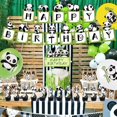 thumbnail image 2 of CSCHome Party Decoration, Panda Theme Birthday Flag Balloon Cute Scene Arrangement Prop Decoration, 2 of 6