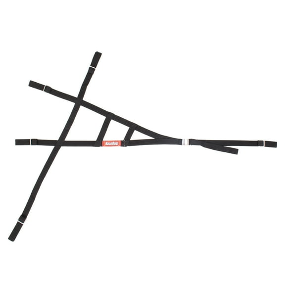 RaceQuip 727001RQP Cage/Helmet Net 1 in Webbing Triangle Adjustable Nylon Black